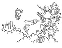 Graffiti Coloring Book 2: Characters