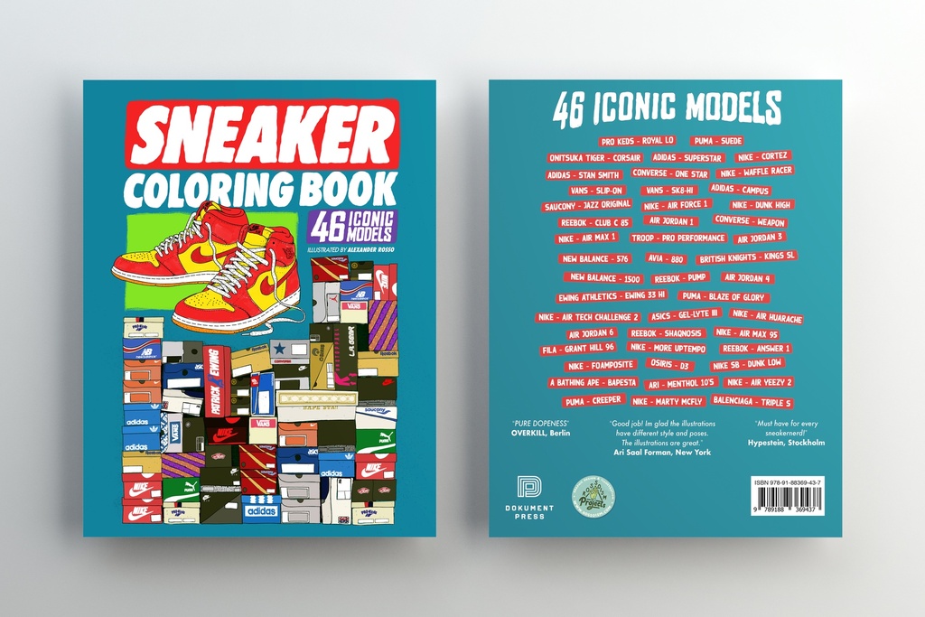 Sneaker Coloring Book