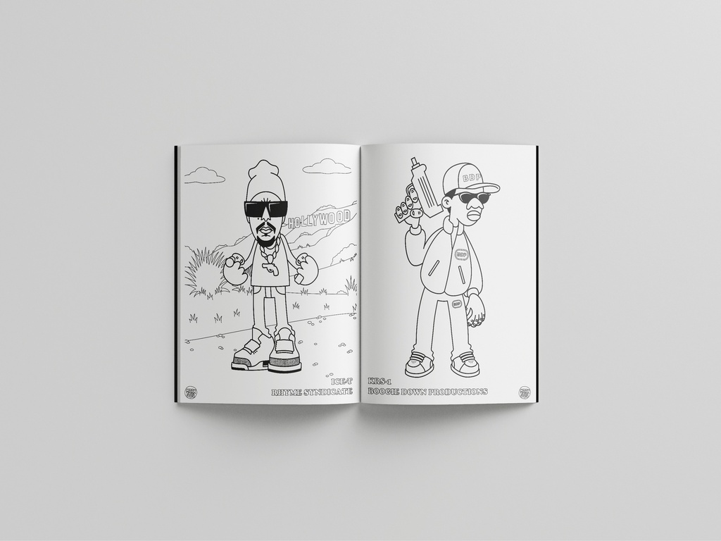 Hip Hop Coloring Book