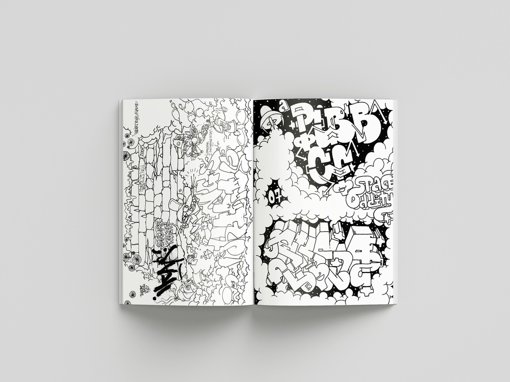 Graffiti Coloring Book