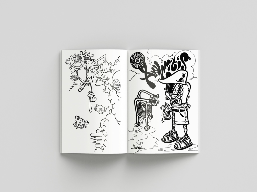 Graffiti Coloring Book 2