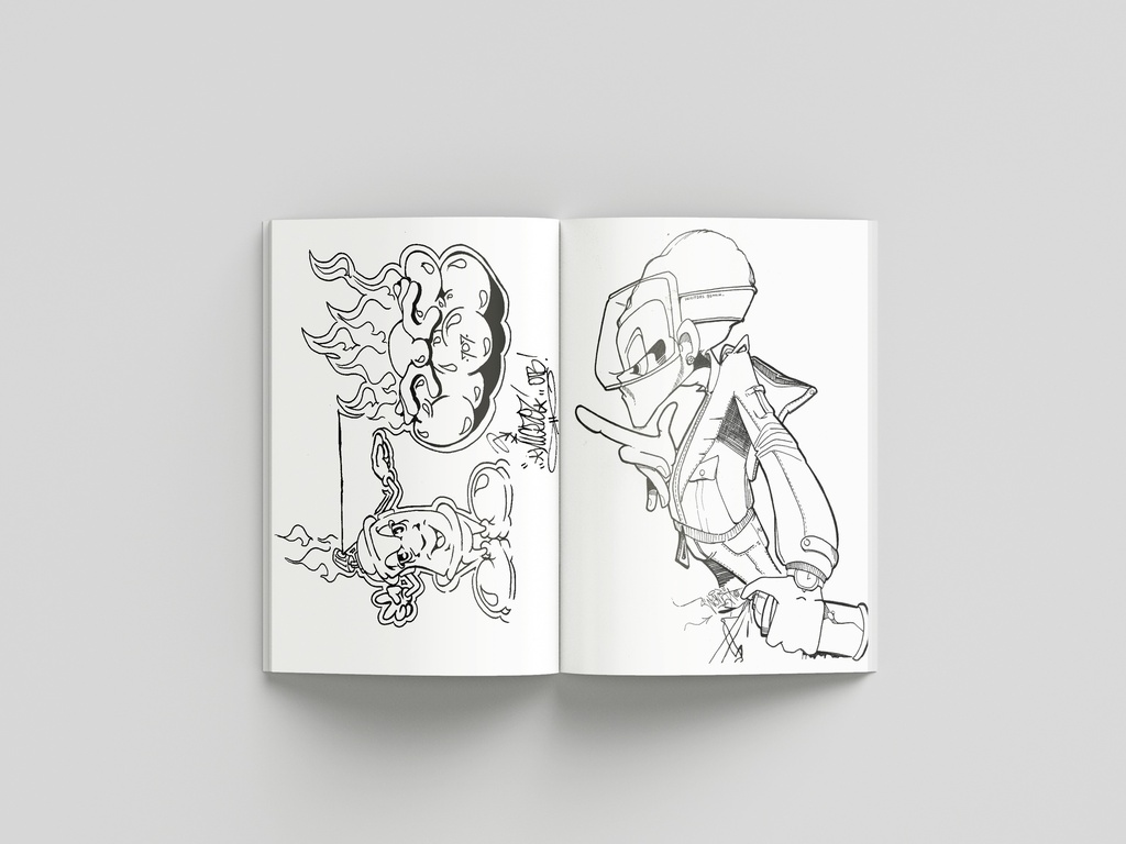Graffiti Coloring Book 2