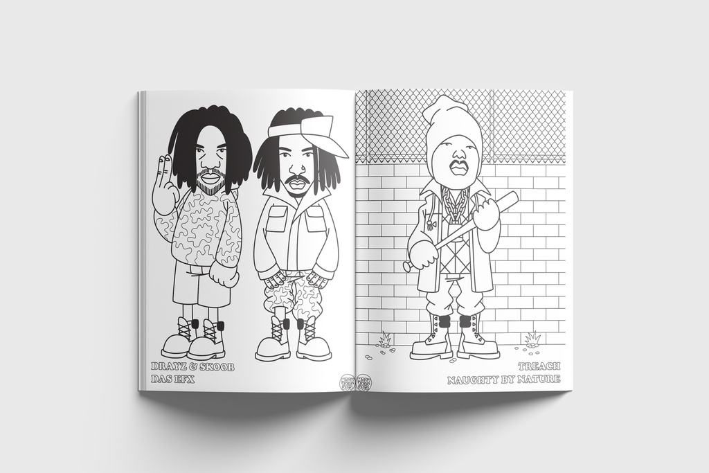 Hip Hop Coloring Book: East Coast Edition