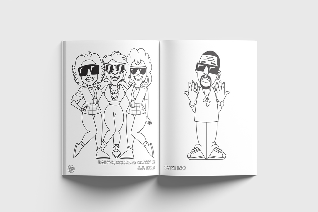 Hip Hop Coloring Book: West Coast Edition