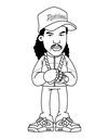 Hip Hop Coloring Book: West Coast Edition