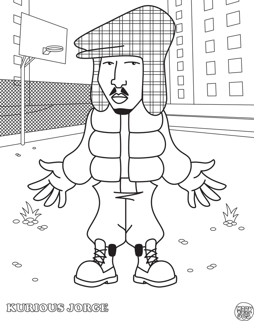 Hip Hop Coloring Book: East Coast Edition