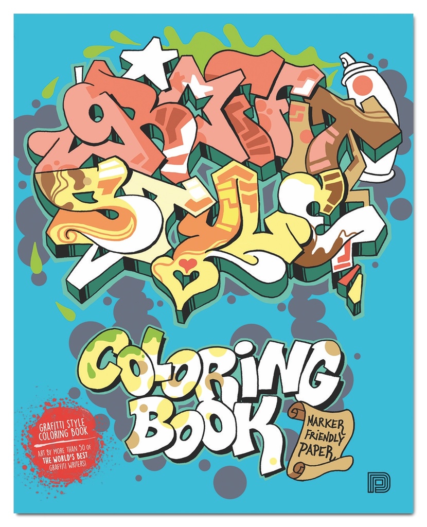 Graffiti Style Coloring Book