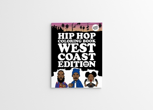 [9789188369413] Hip Hop Coloring Book: West Coast Edition